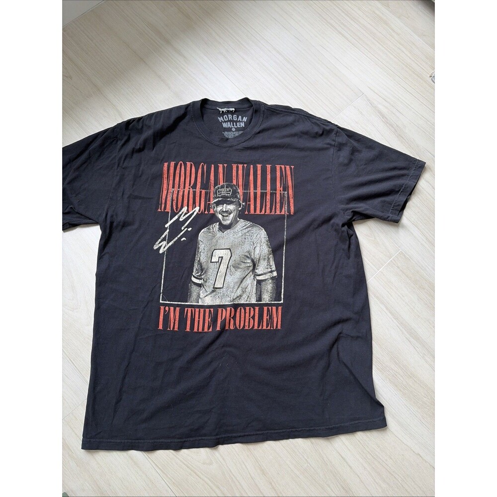 Morgan Wallen I'm the Problem 2025 Tour Official Merch - Black T-shirt Adult XXL